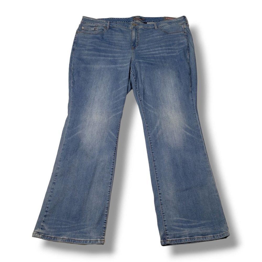 Torrid Mid Rise Slim Boot Jeans Womens 26 Tall Light Wash